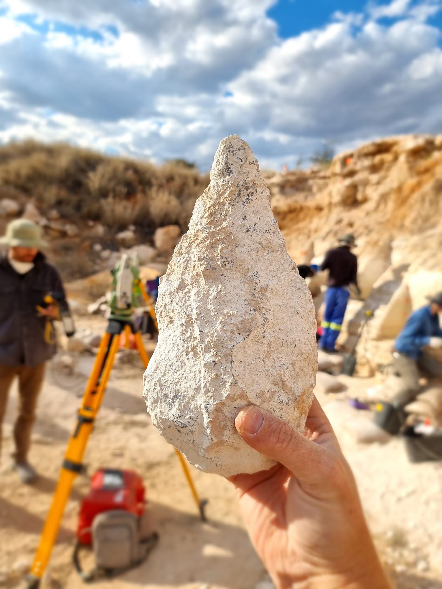 Handaxe associated with Ben Schoville research